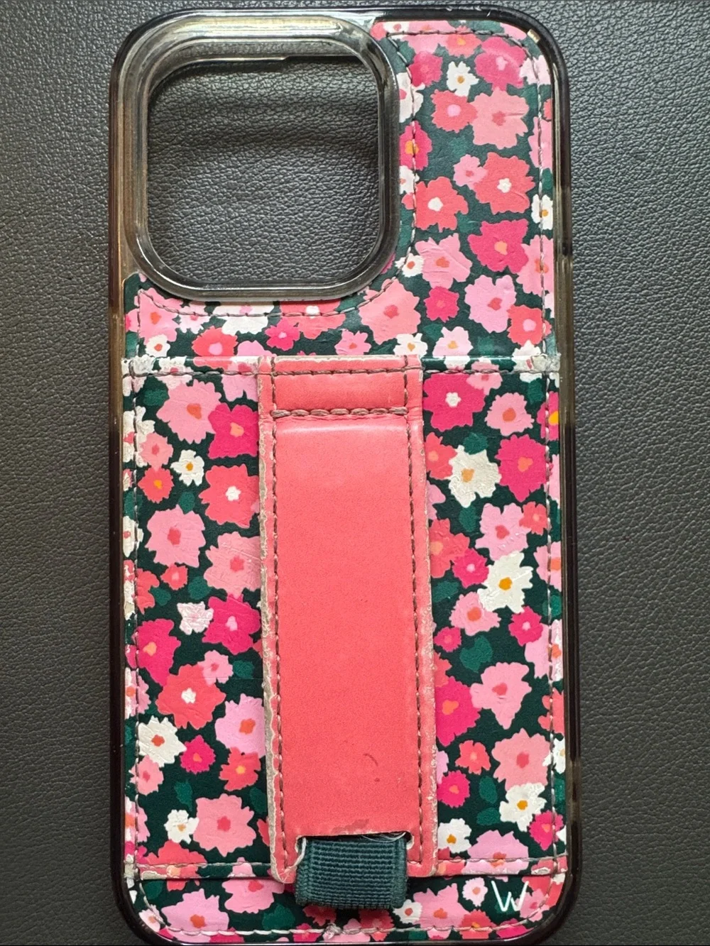 Walli iPhone 15 Pro cases  Pink floral lightly used Lemon barely used